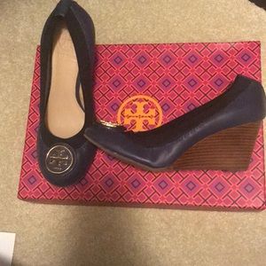 Navy/black Caroline 2 65MM wedge